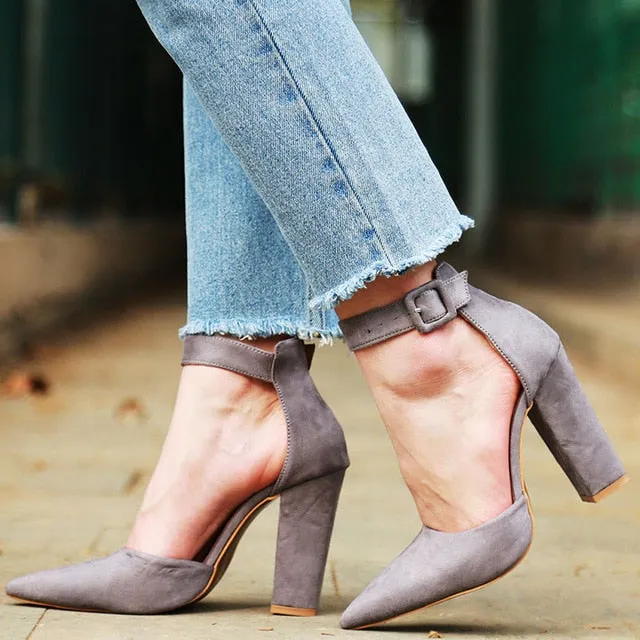 2020 Sexy Classic High Heels Women's Sandals Summer Shoes Ladies Strappy Pumps Platform Heels Woman Ankle Strap Shoes