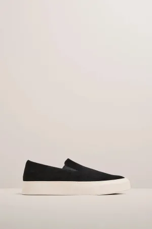 August Sneaker | Black Suede