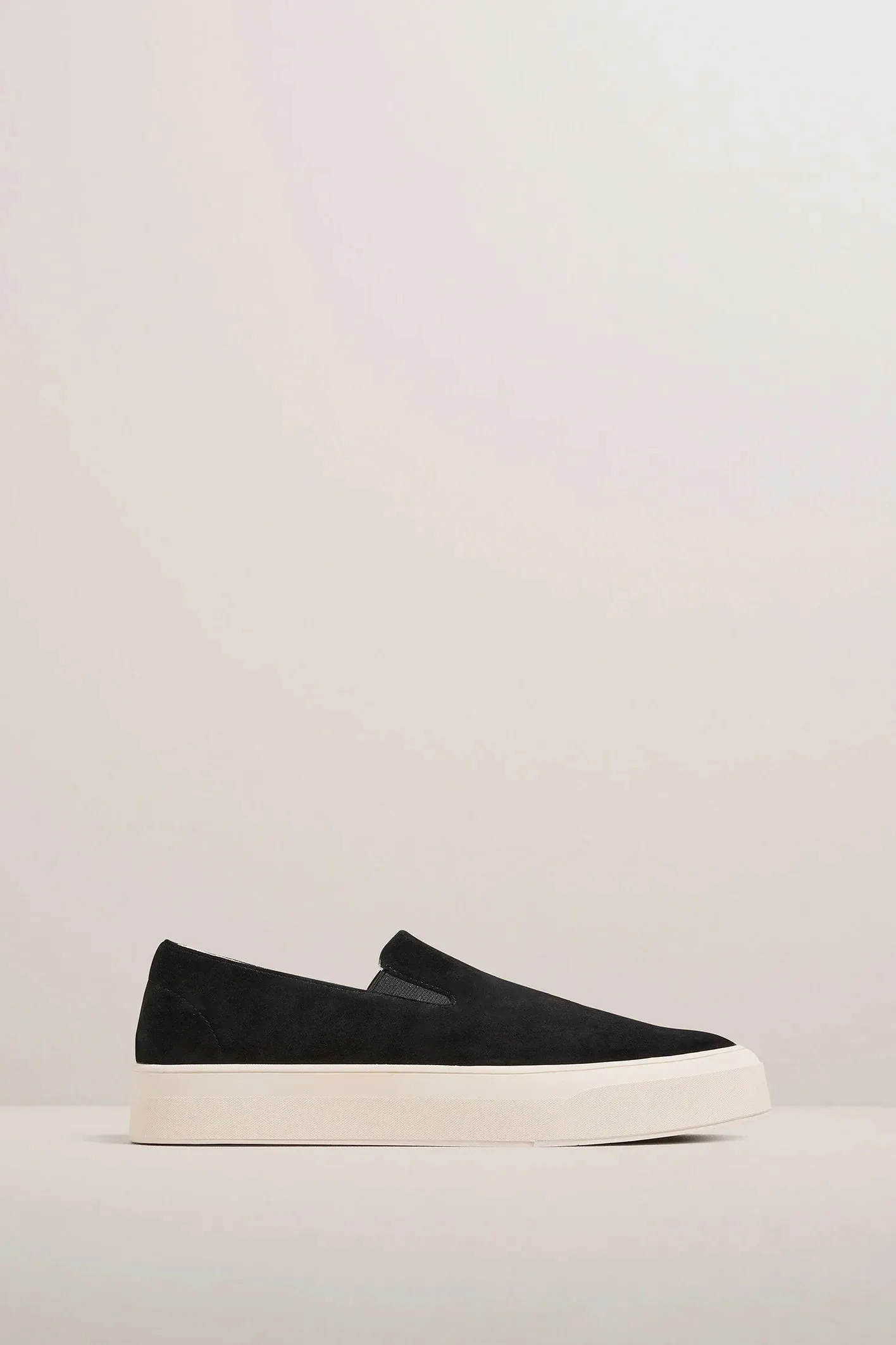 August Sneaker | Black Suede