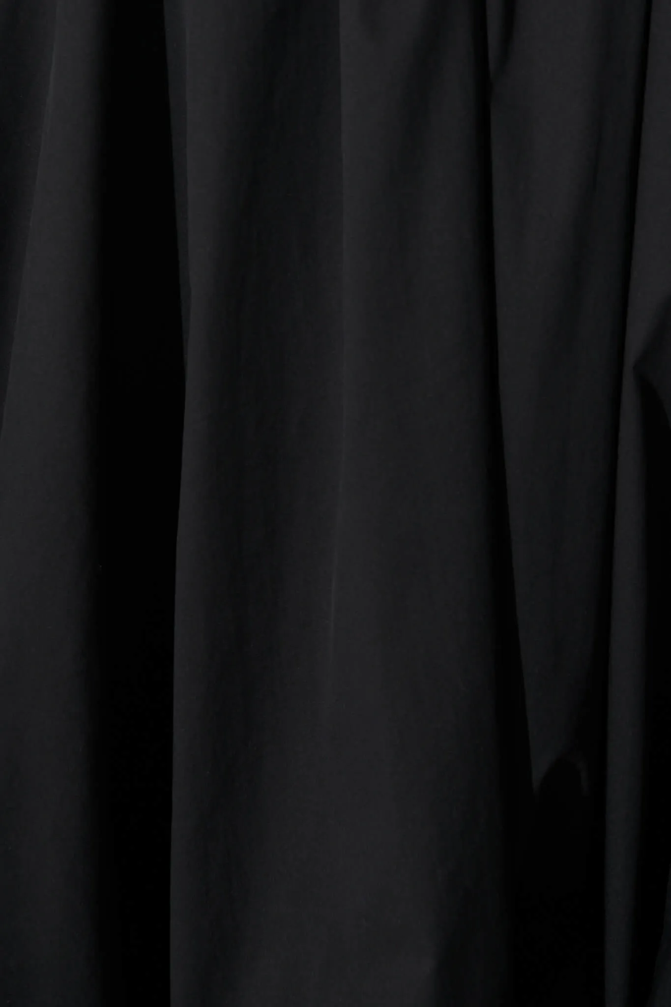Black Cotton Bubble Dress