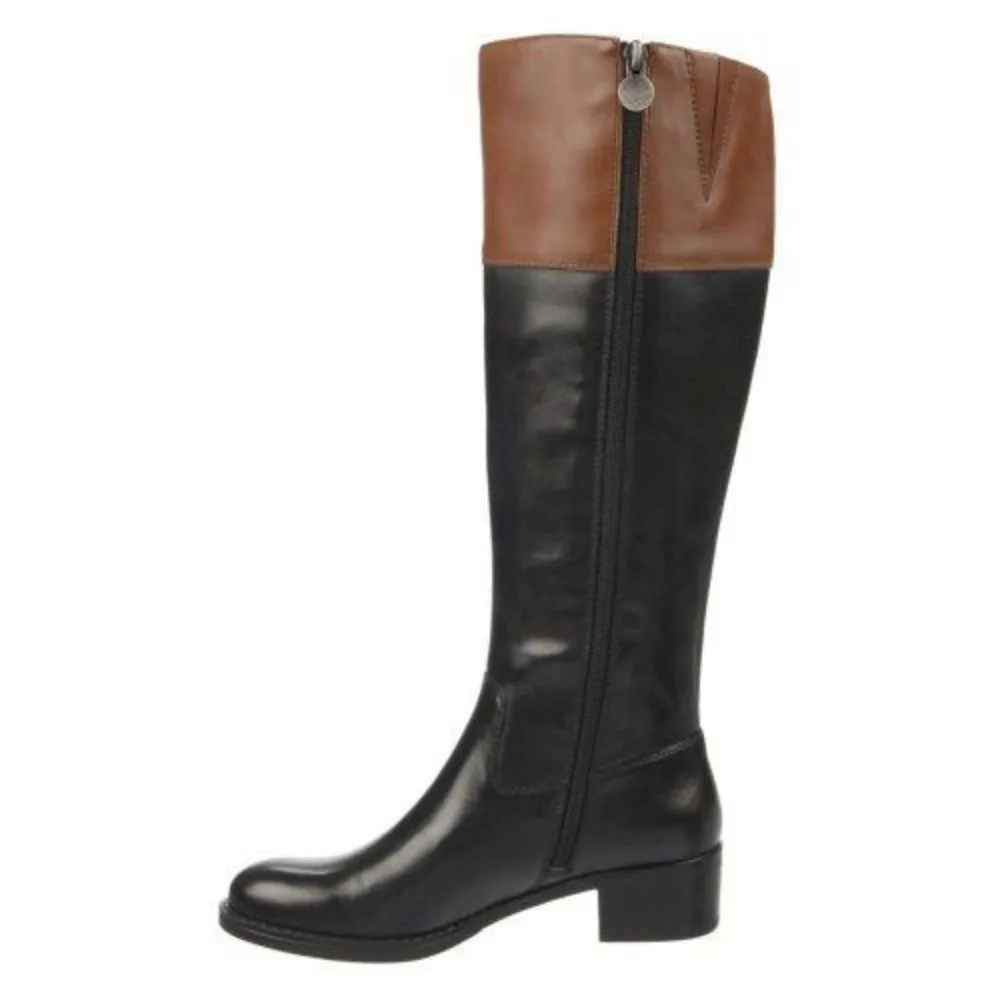 Canyon Wide Calf Black Acorn Franco Sarto Boots