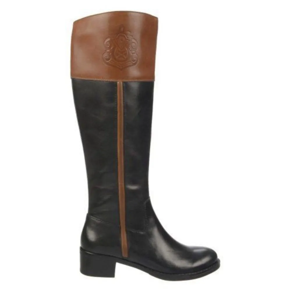 Canyon Wide Calf Black Acorn Franco Sarto Boots