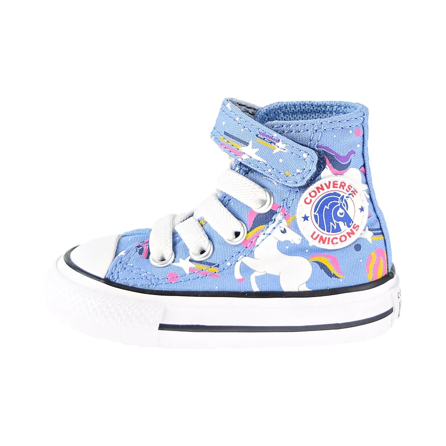 Converse Chuck Taylor All Star Unicorns Hook And Loop Hi Toddler Shoes Blue