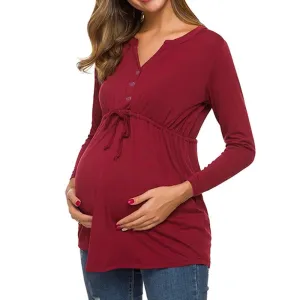 Cotton Maternity & Nursing Blouse
