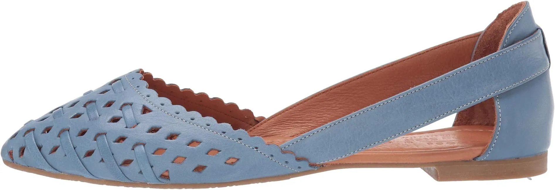 Delorse Spring Step Ballerinas, Denim Blue
