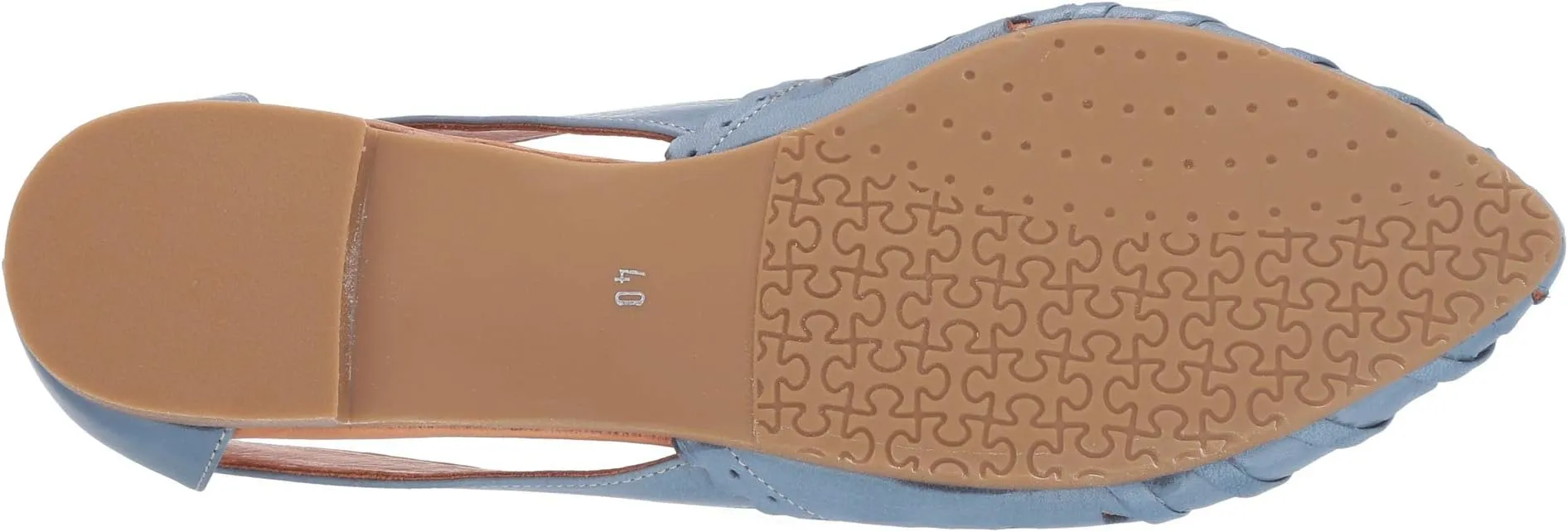 Delorse Spring Step Ballerinas, Denim Blue