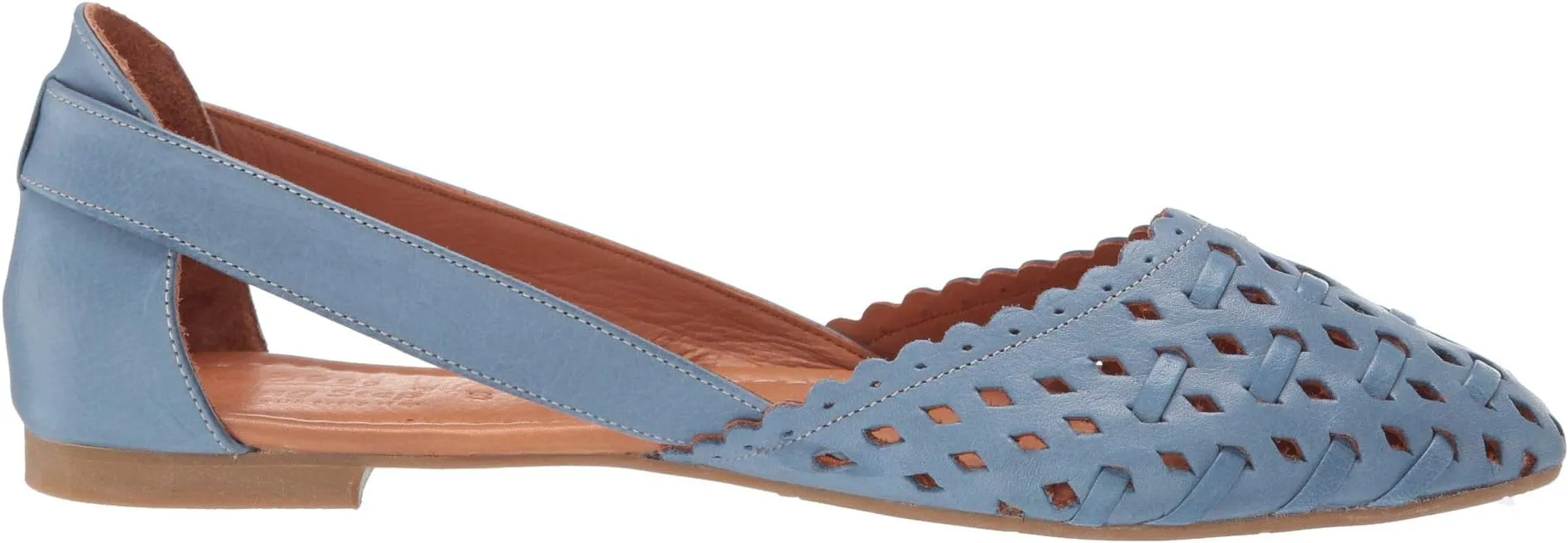 Delorse Spring Step Ballerinas, Denim Blue