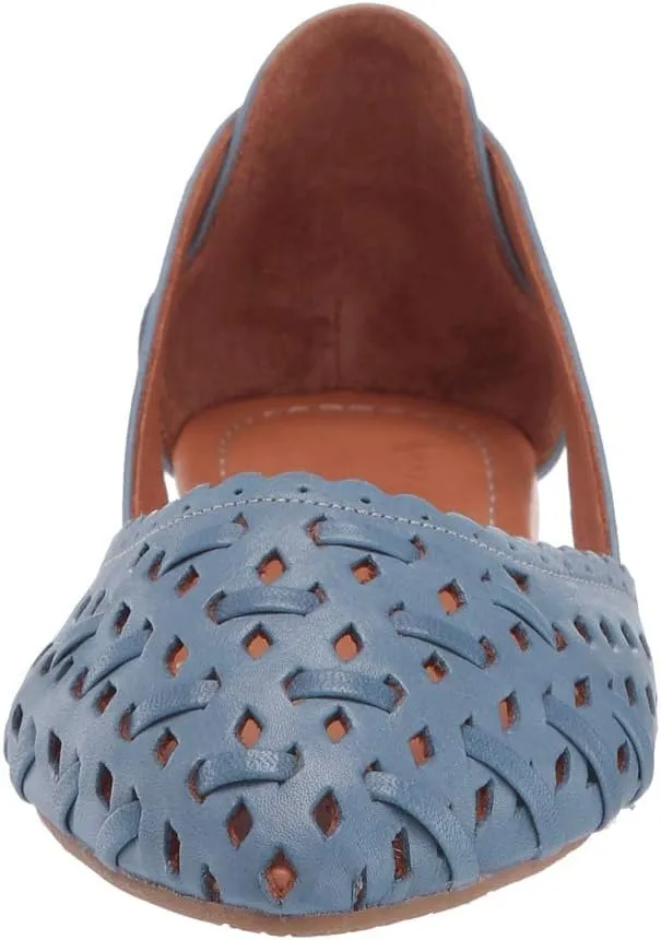 Delorse Spring Step Ballerinas, Denim Blue