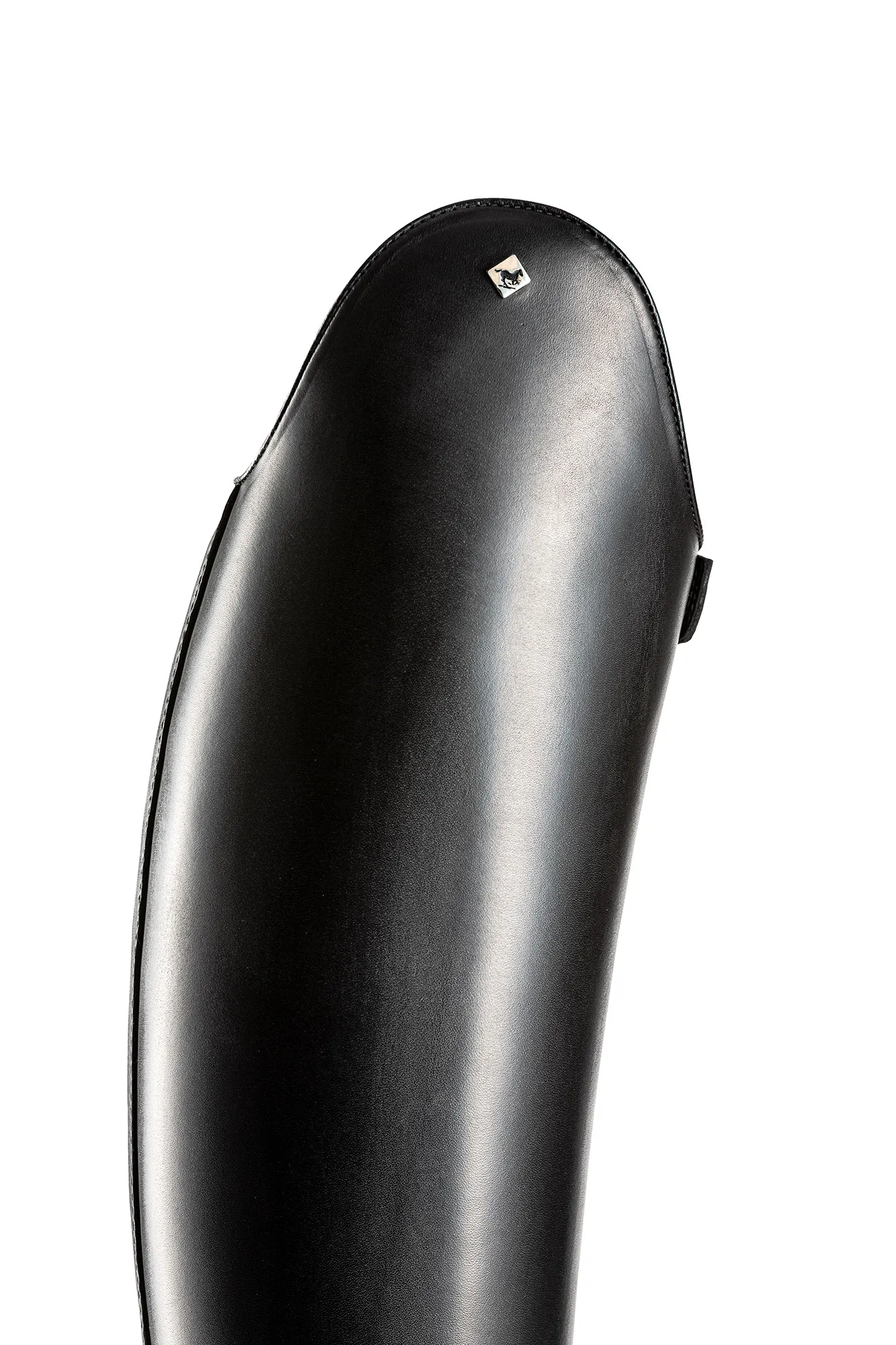DeNiro Bellini Custom Dressage Boots Brushed Grey with Roseto Grey and Jet Crystals - In Stock