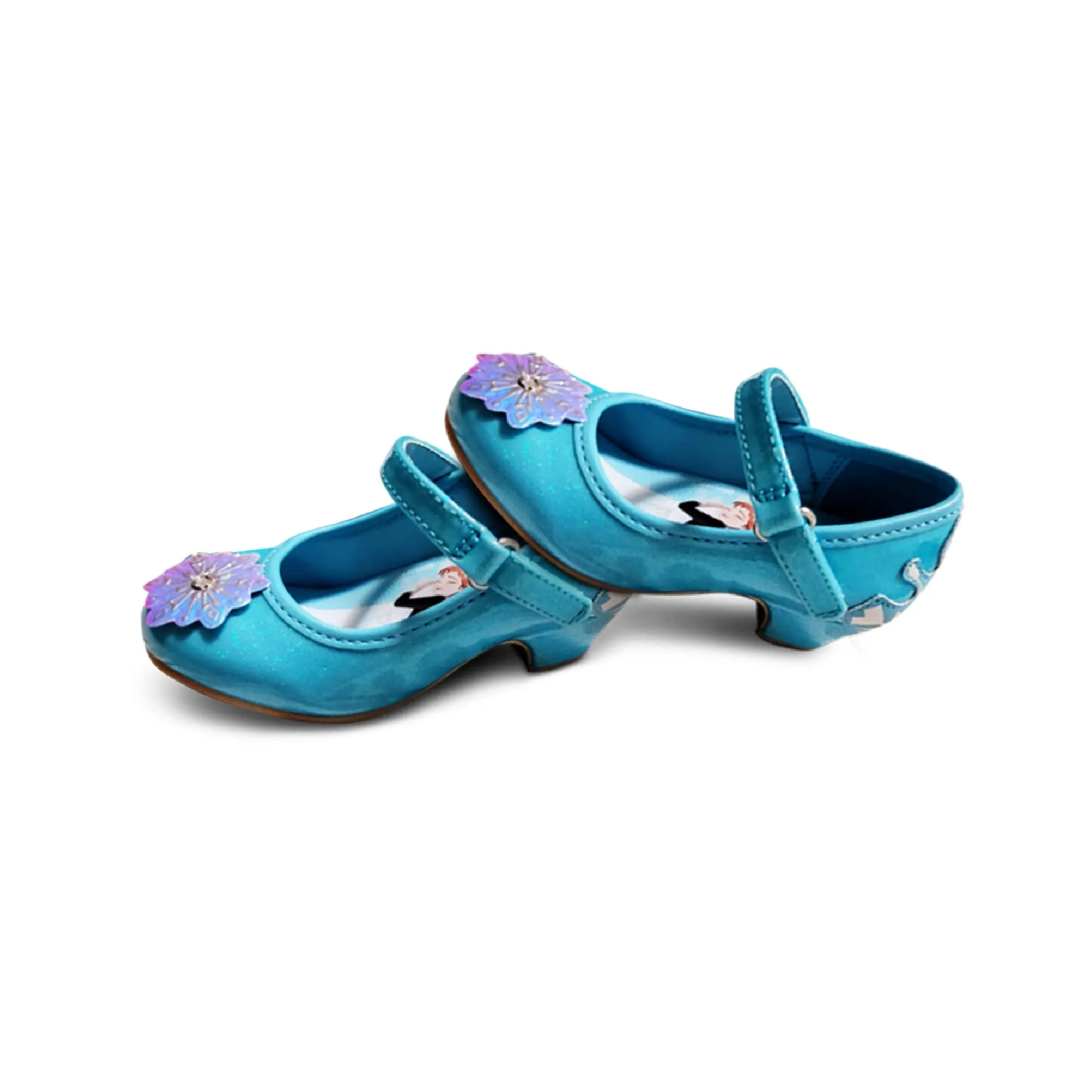 Disney Frozen 2 Blue Girl's Heel Dress Shoe (Toddler/Little Kid)