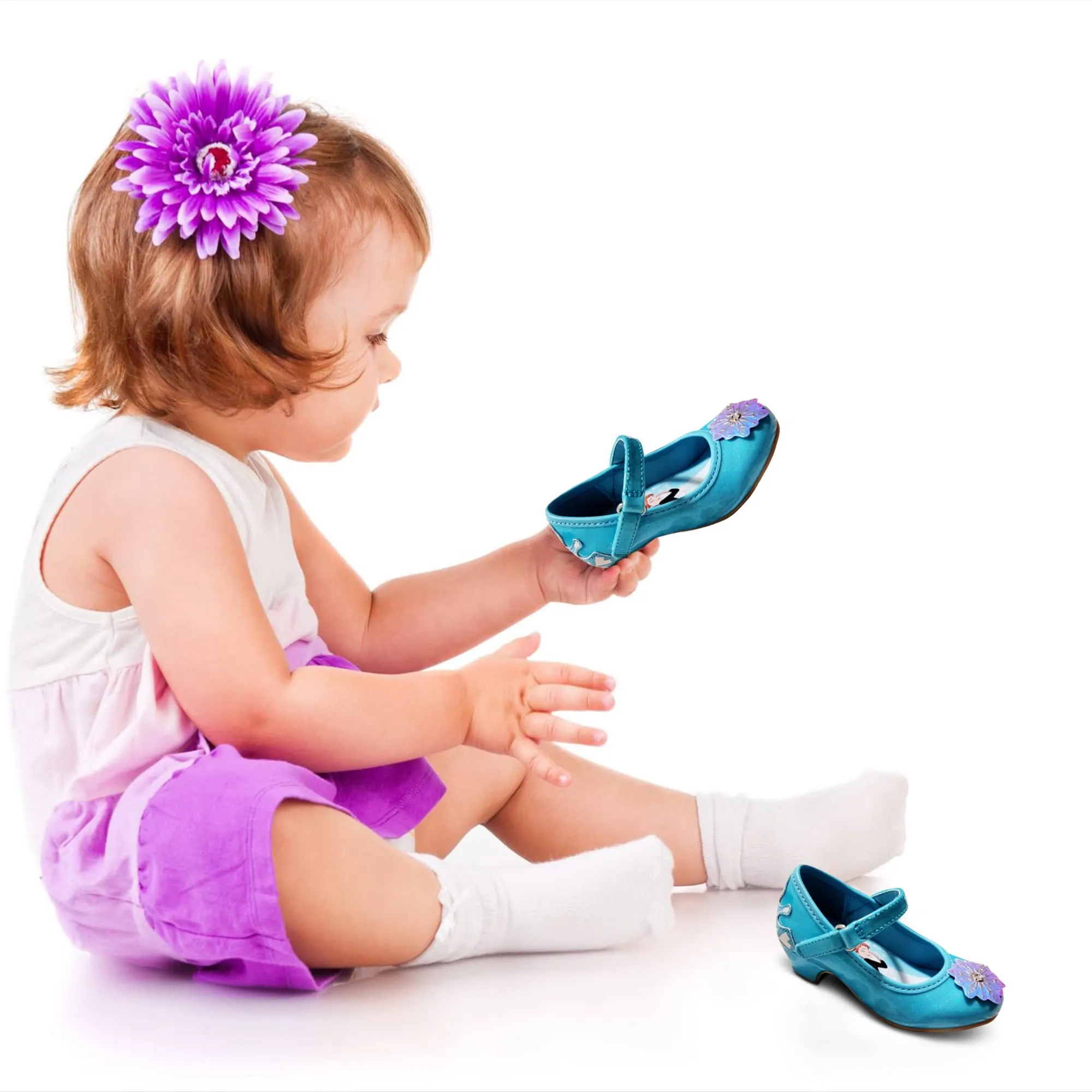 Disney Frozen 2 Blue Girl's Heel Dress Shoe (Toddler/Little Kid)