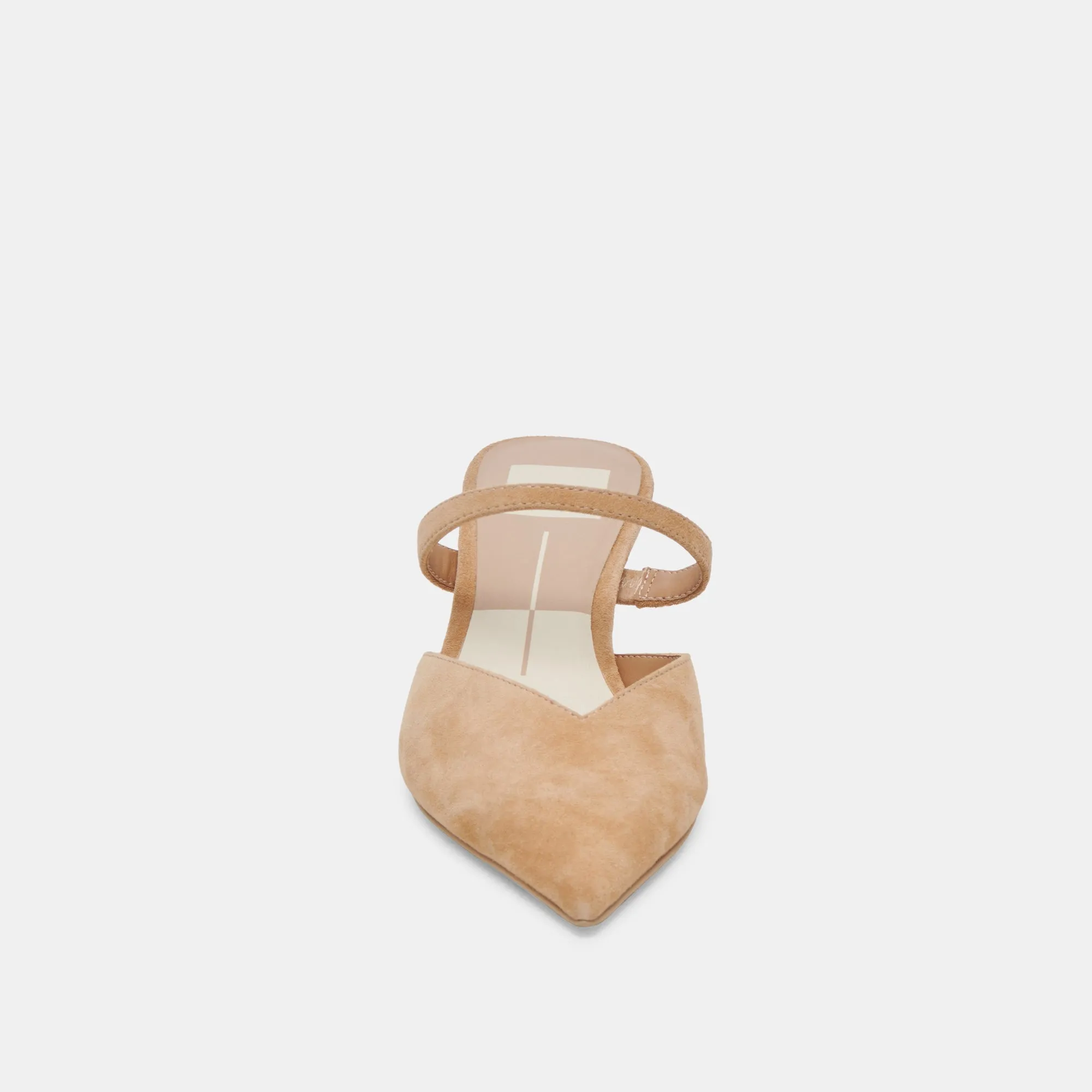 Dolce Vita Kanika Mid Heels in Tan Suede