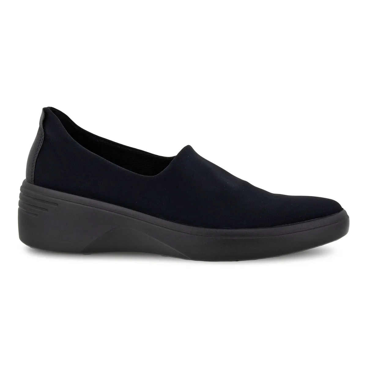 ECCO  Soft 7 Wedge Textile - Black Black