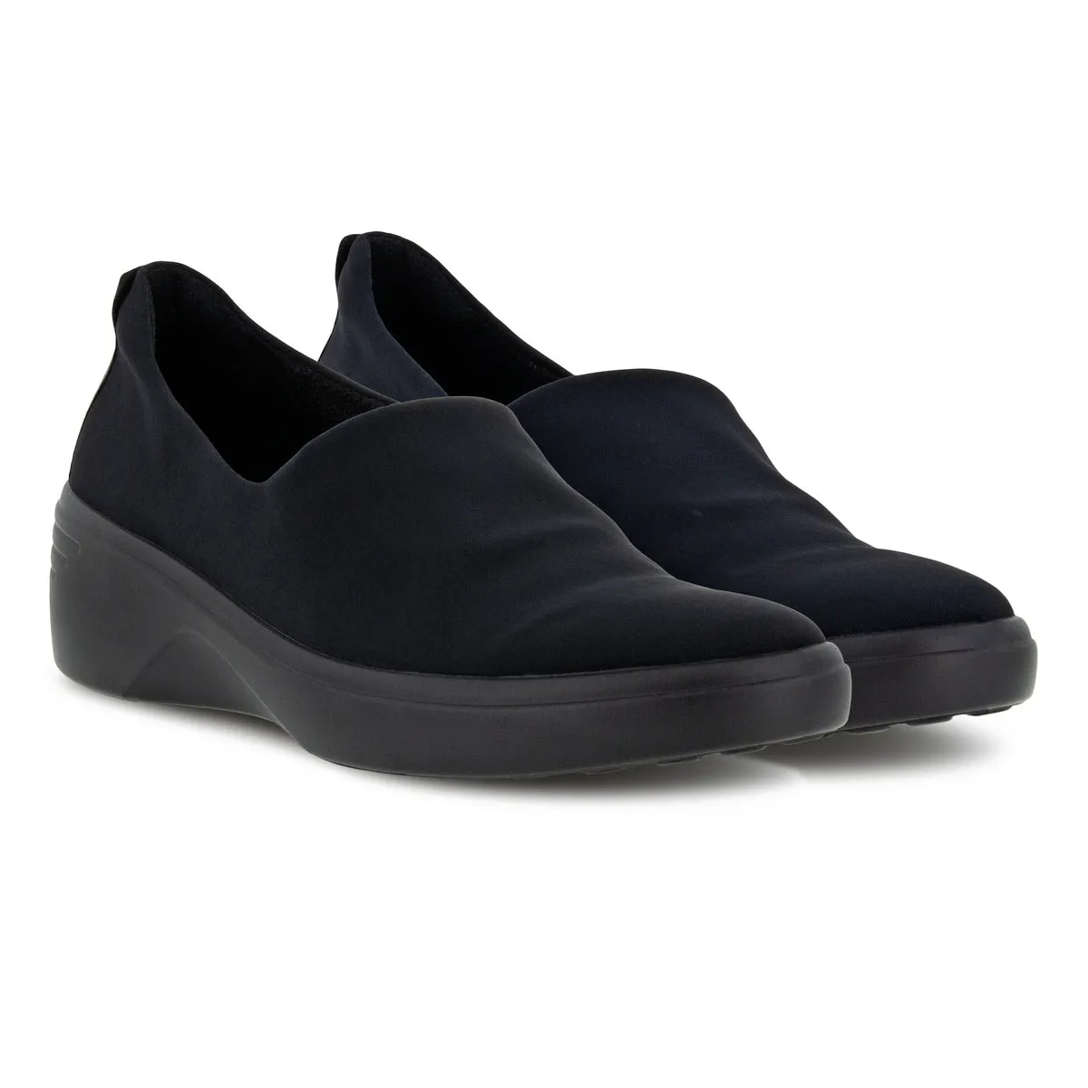 ECCO  Soft 7 Wedge Textile - Black Black
