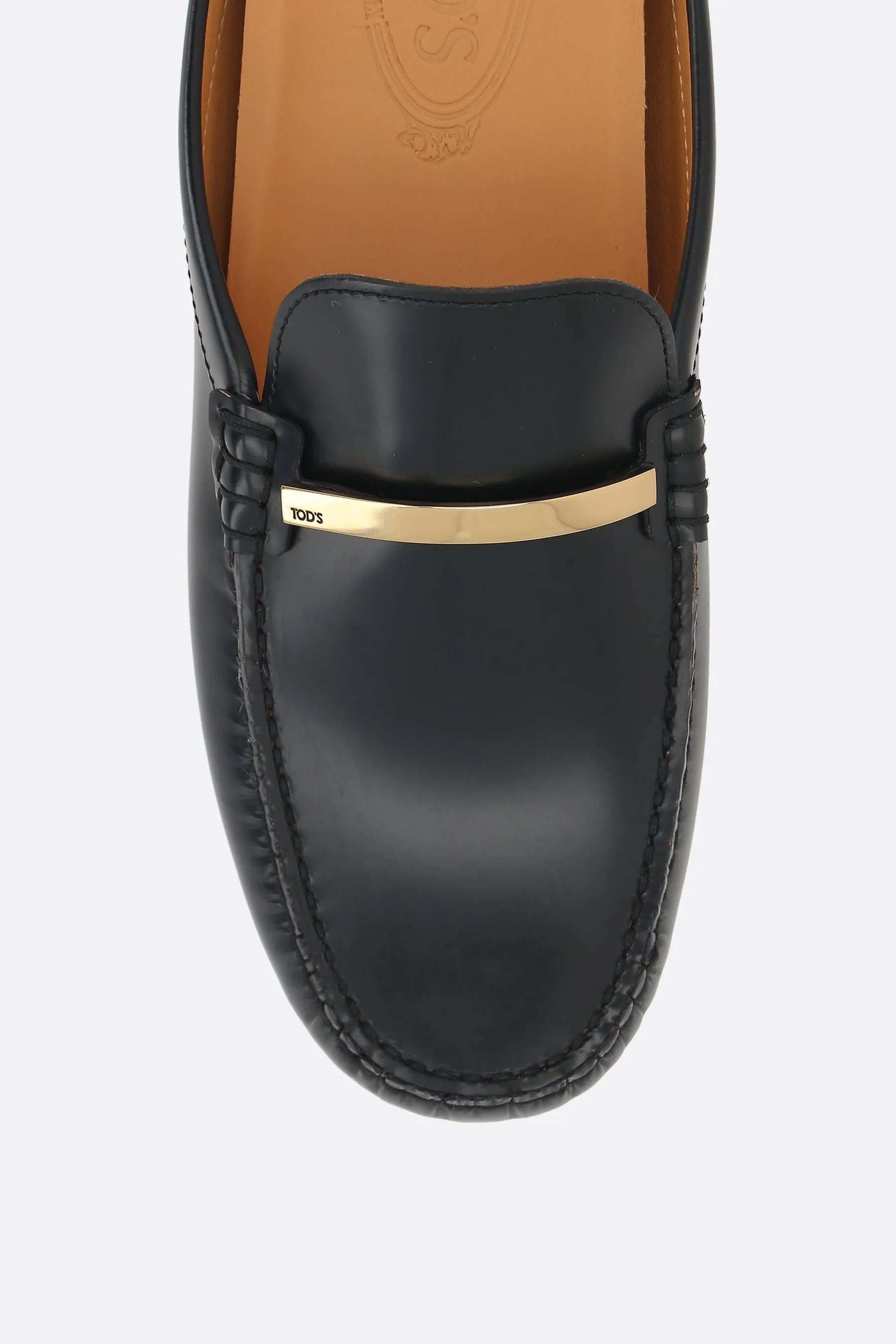 Gommino Brushed Leather Mule Loafers