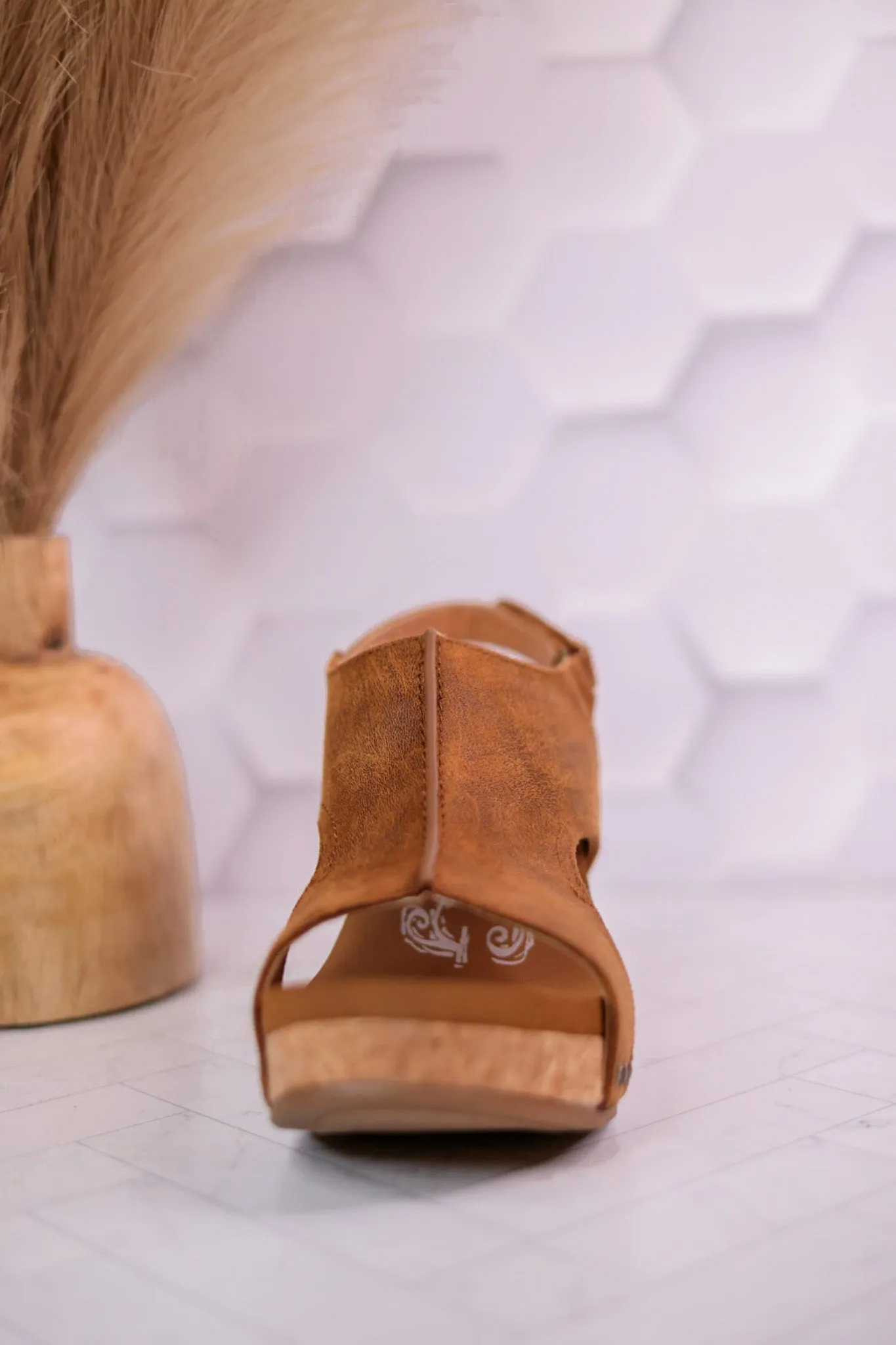 Isabella Tan Wedge Sandals FINAL SALE
