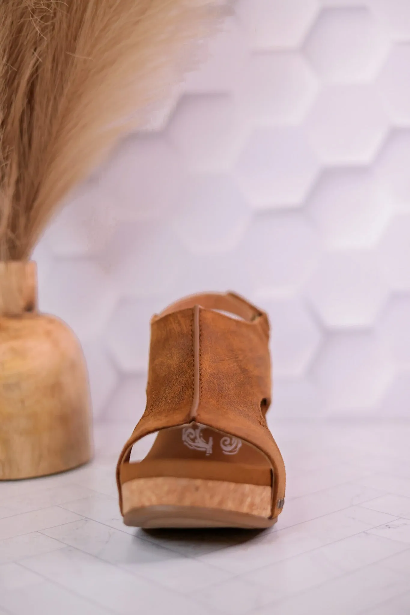 Isabella Tan Wedge Sandals FINAL SALE