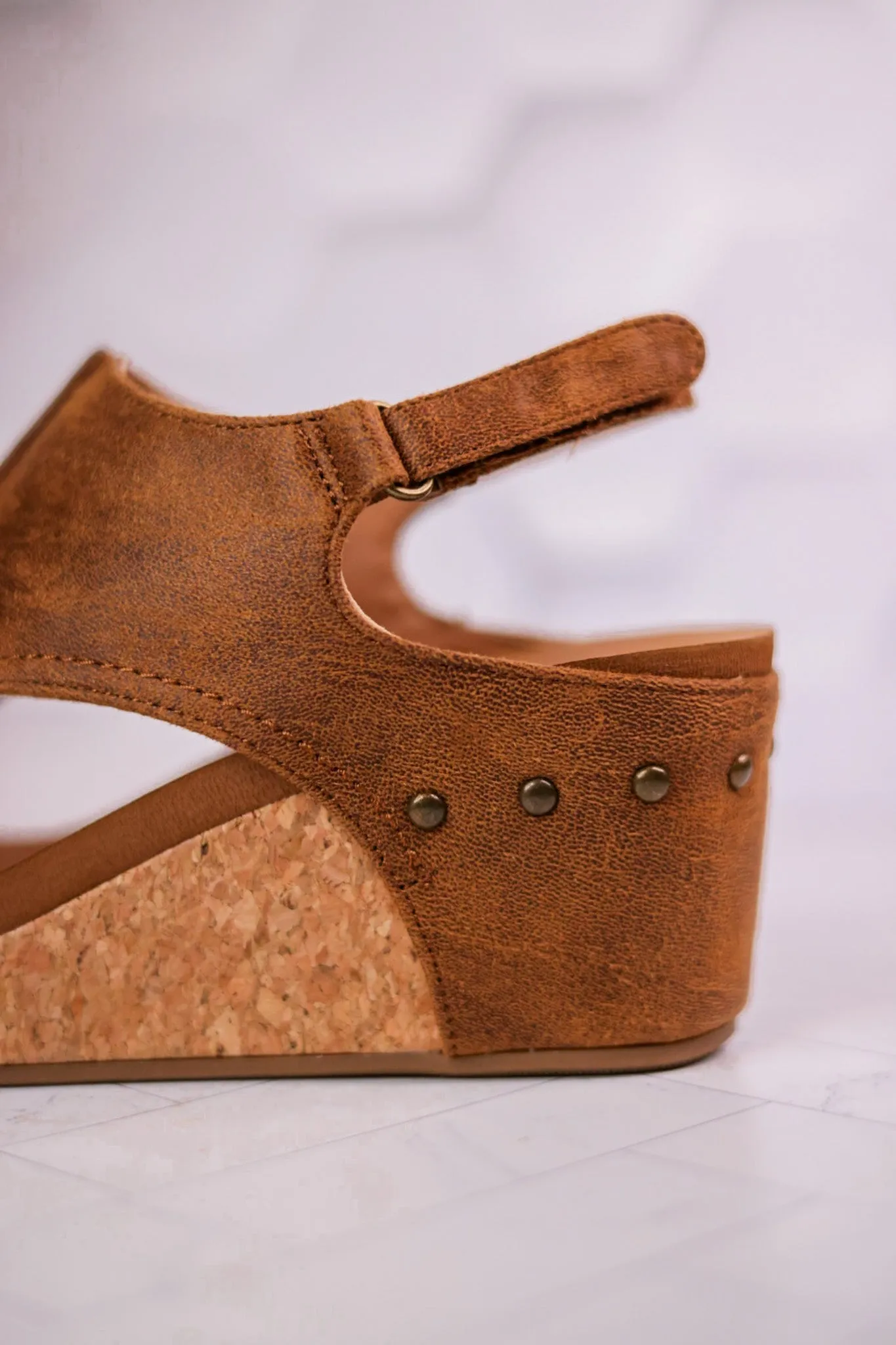 Isabella Tan Wedge Sandals FINAL SALE