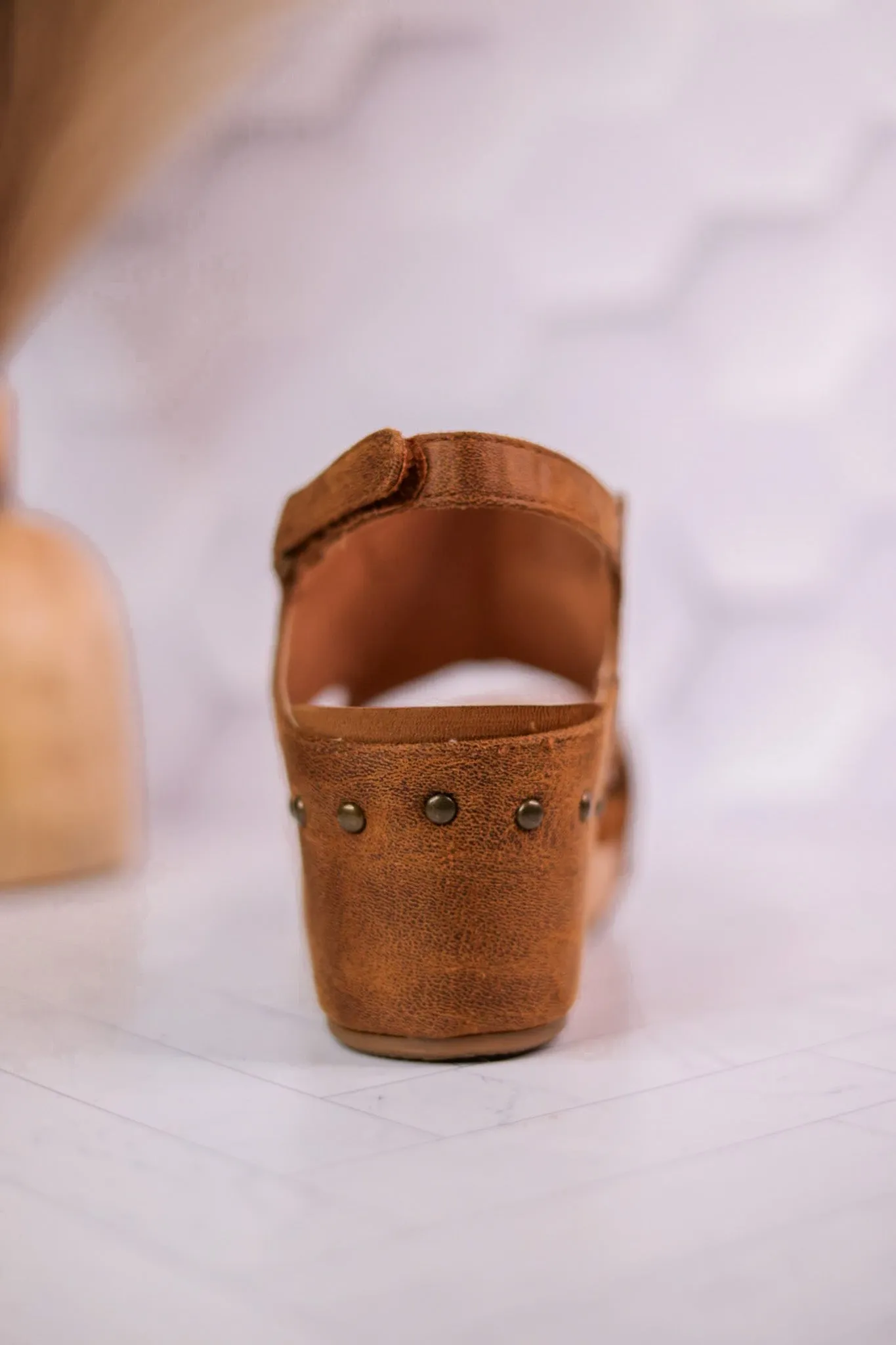 Isabella Tan Wedge Sandals FINAL SALE