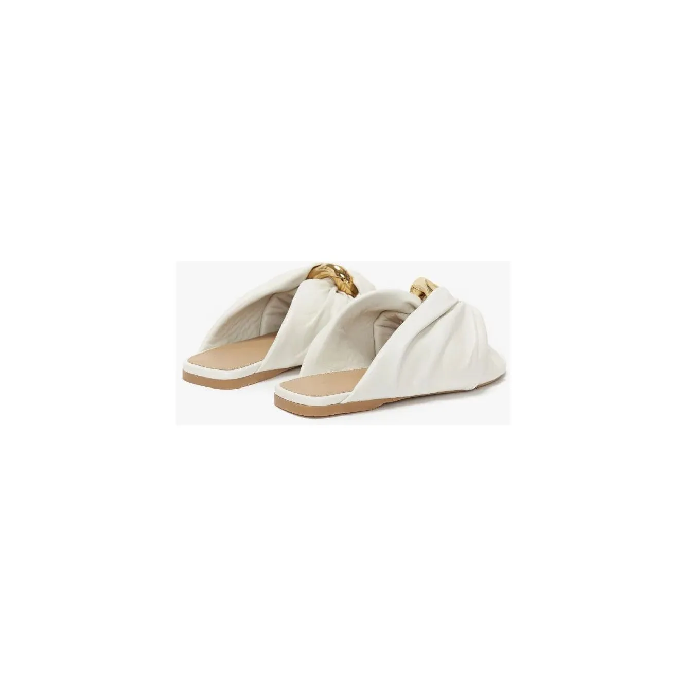 JW ANDERSON CORNER LEATHER FLATS