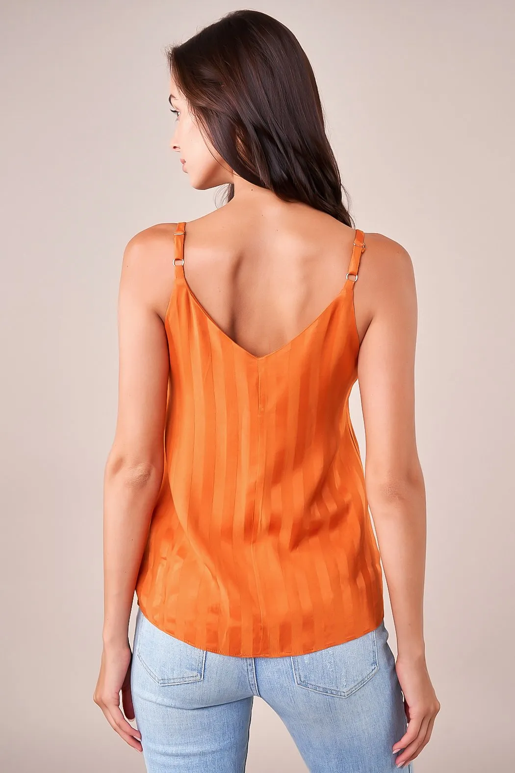 Mitsy Asymmetrical Button Cami
