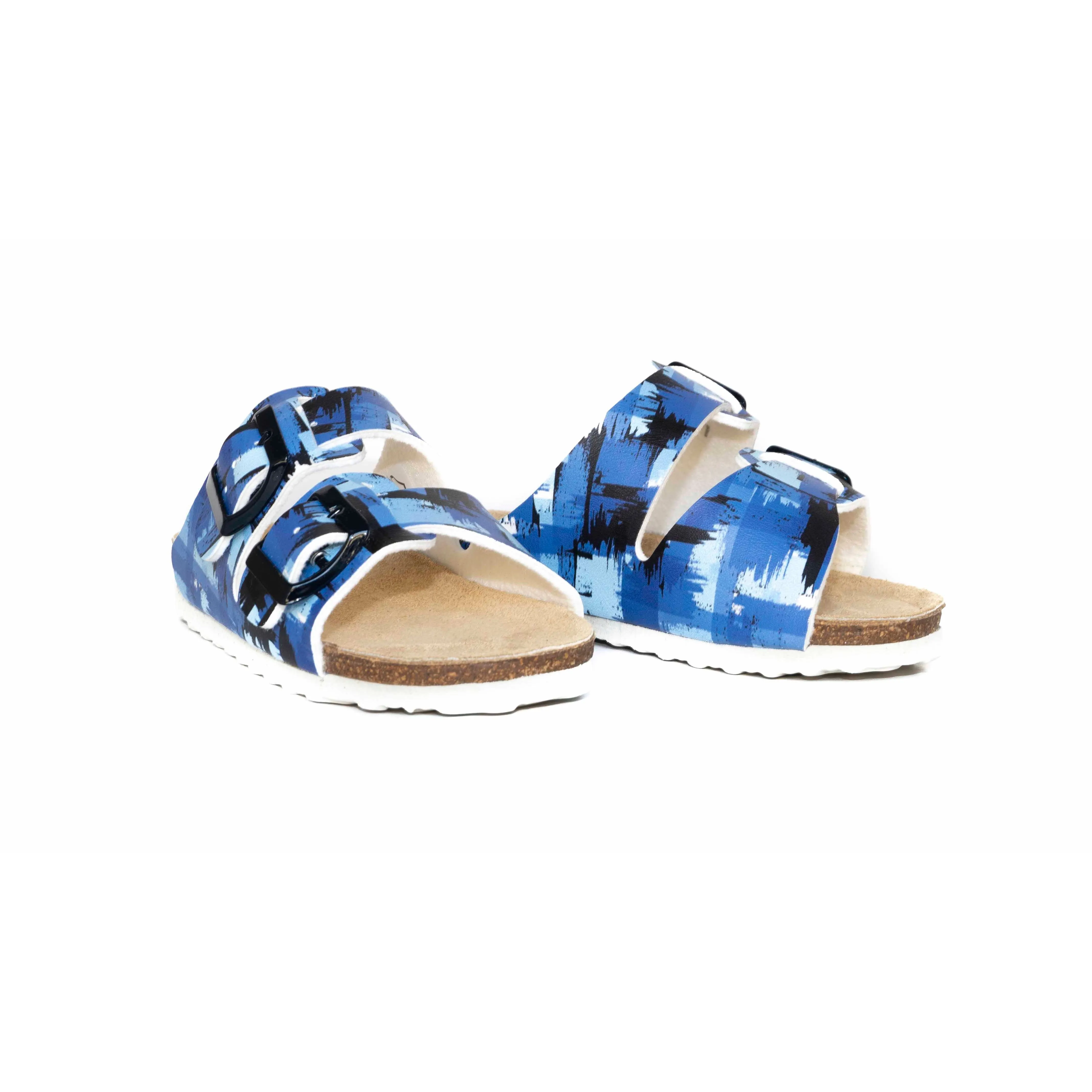 orthopedic older boys sandals : T94: light and dark blue