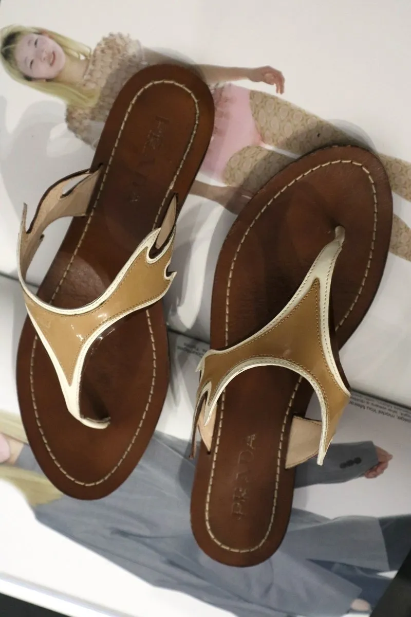 Prada Flame Sandals