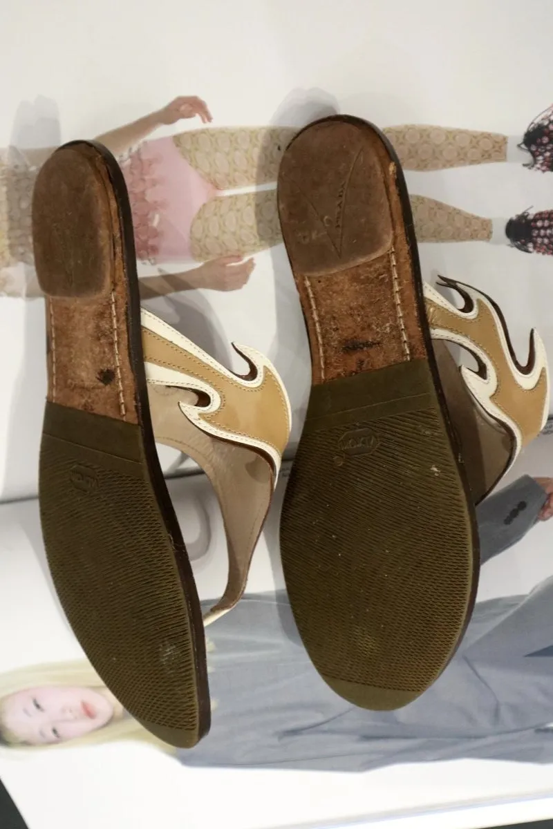 Prada Flame Sandals