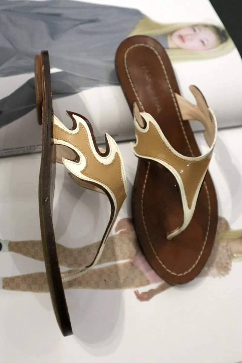 Prada Flame Sandals