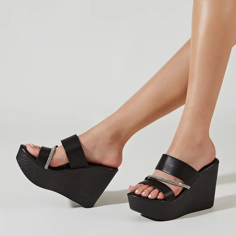 Tell Me No Secret Wedges Sandals