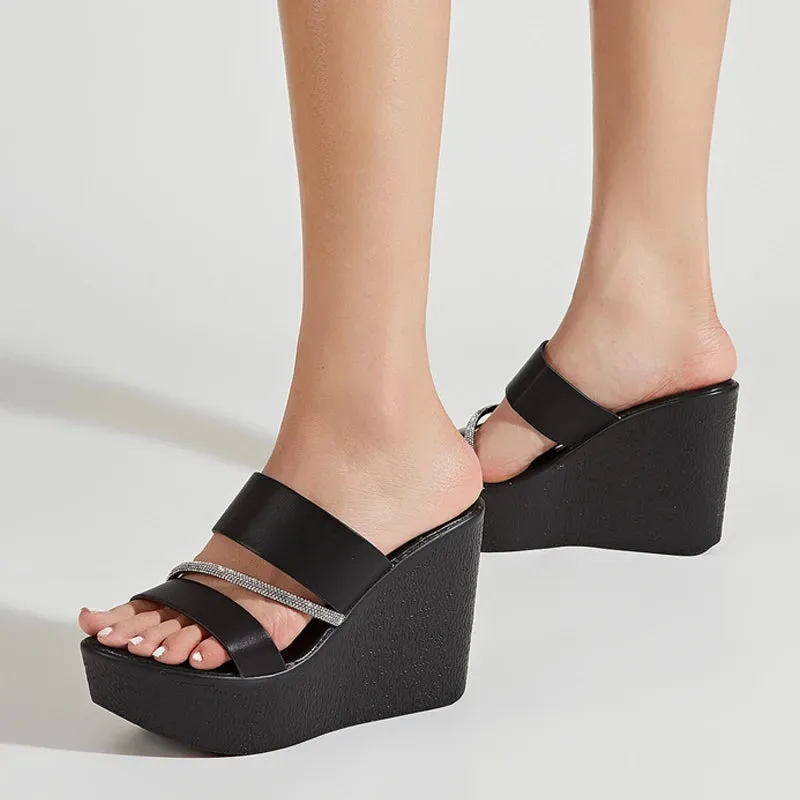 Tell Me No Secret Wedges Sandals