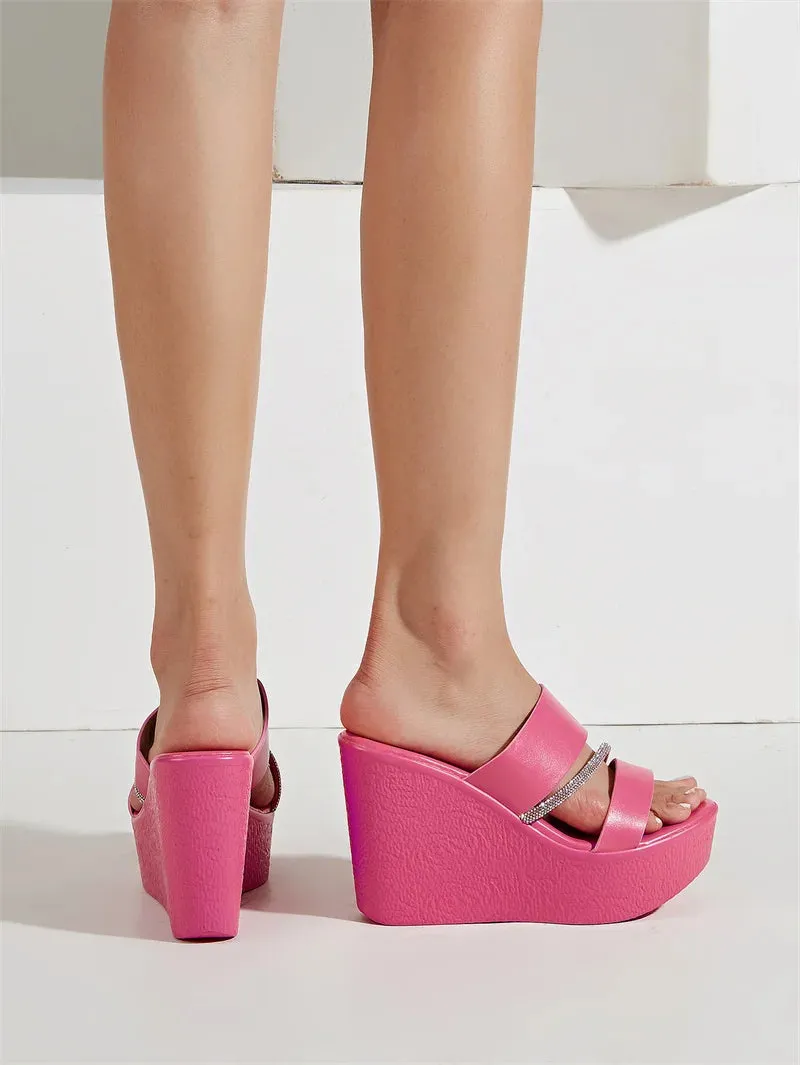 Tell Me No Secret Wedges Sandals