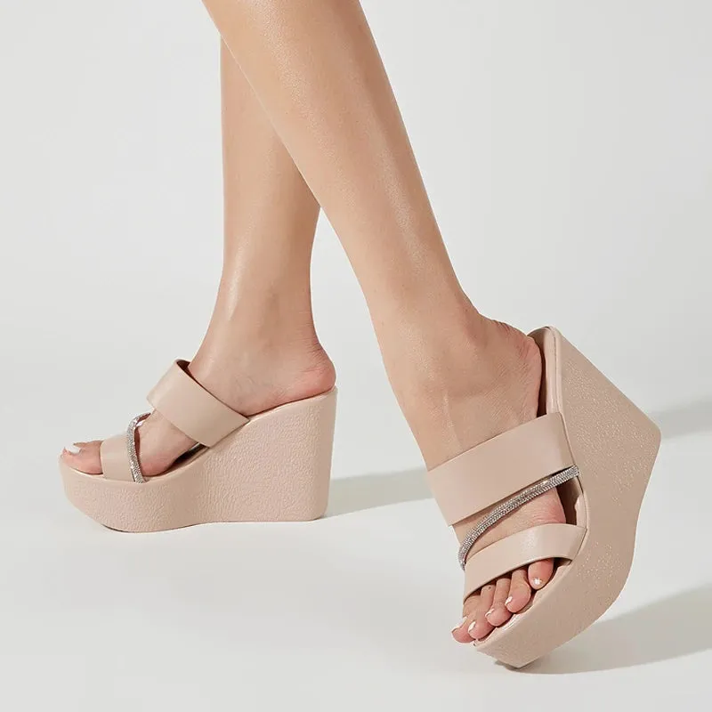 Tell Me No Secret Wedges Sandals