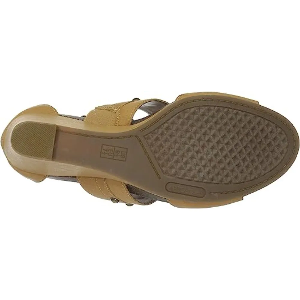 Watermark Light Tan Aerosoles Wedge Sandals