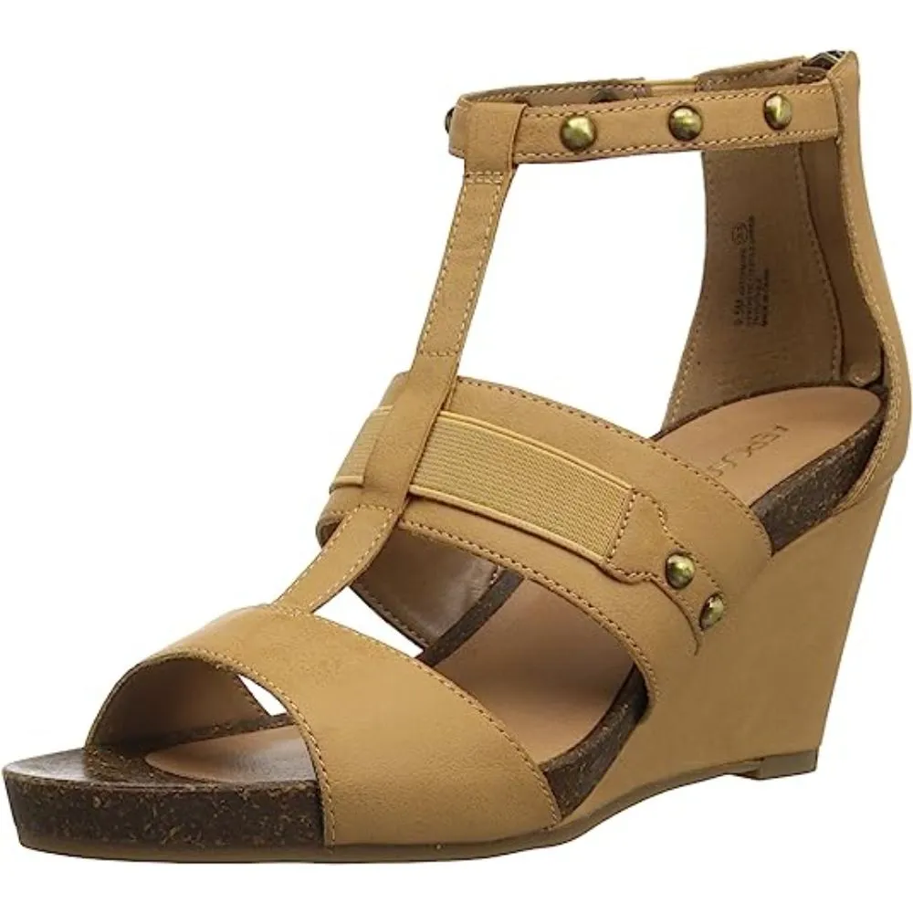 Watermark Light Tan Aerosoles Wedge Sandals