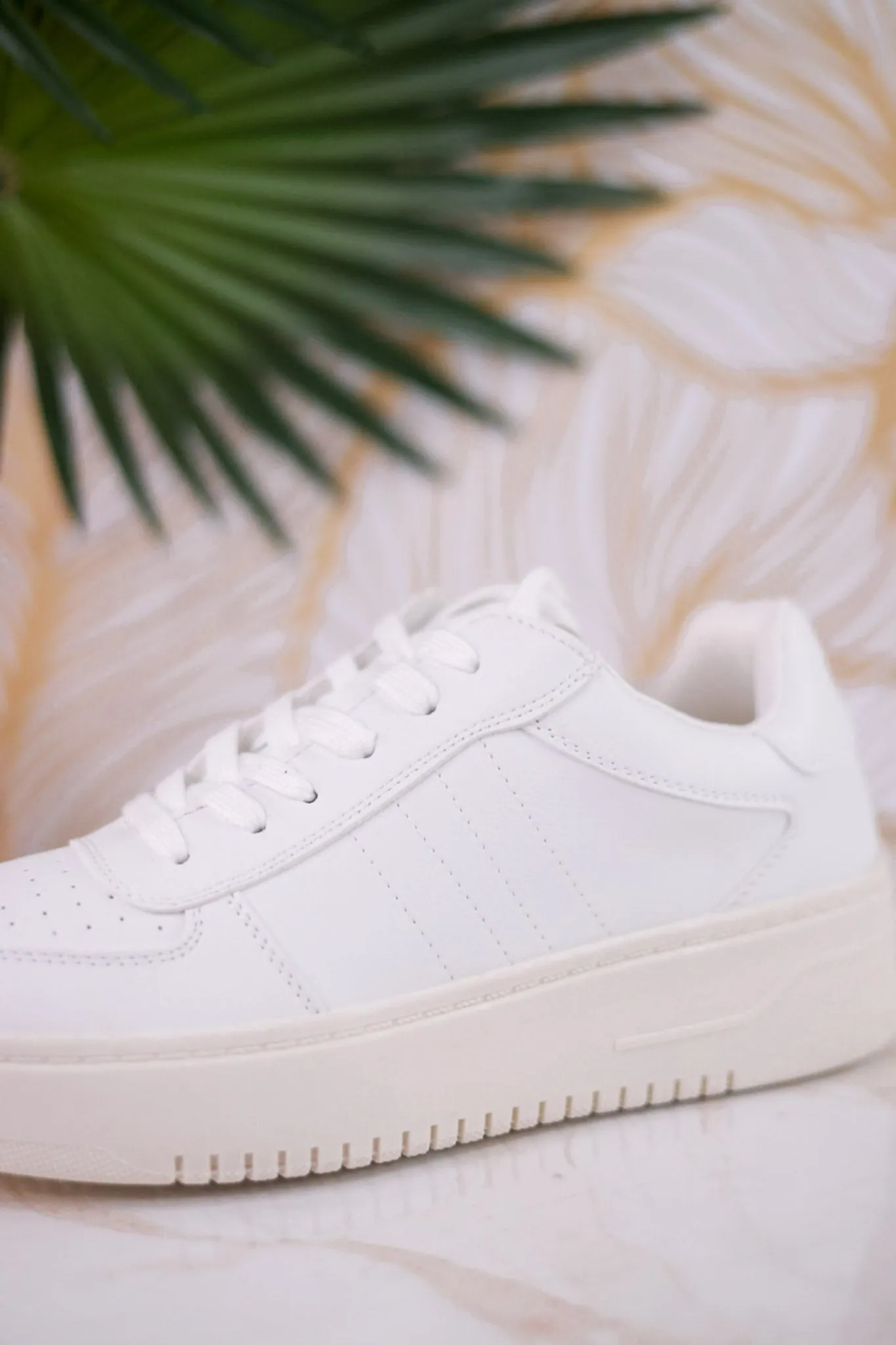 White Pregame Sneakers